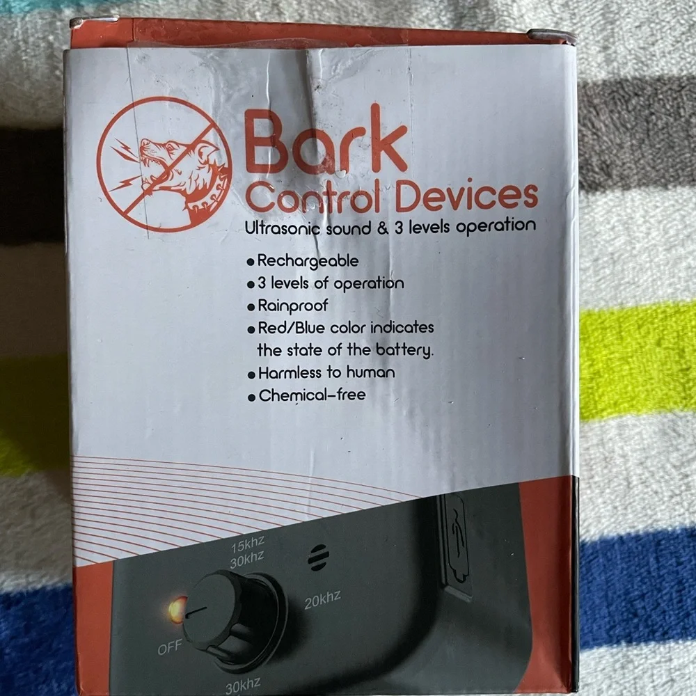 Bark control device